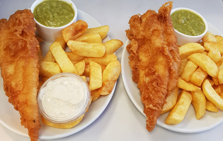 the funky fish and chip shops - kids meal